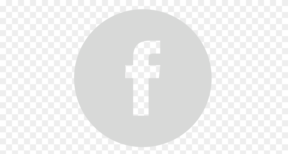 Circle Facebook Gray Icon, Cross, Symbol Free Transparent Png