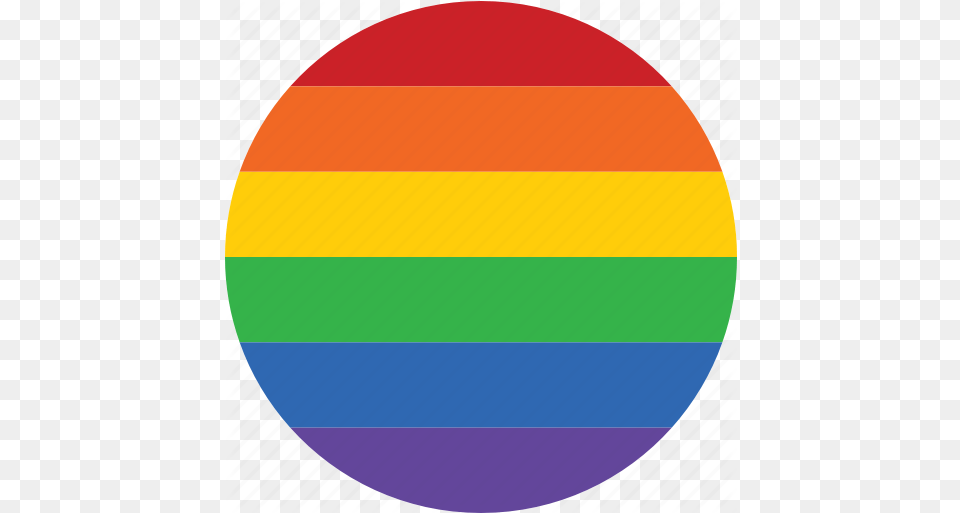 Circle Flag Gay Homosexual Marriage Transparent Rainbow Circle Logo, Sphere Png Image
