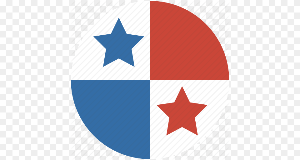 Circle Flag Panama Icon, Star Symbol, Symbol Png Image