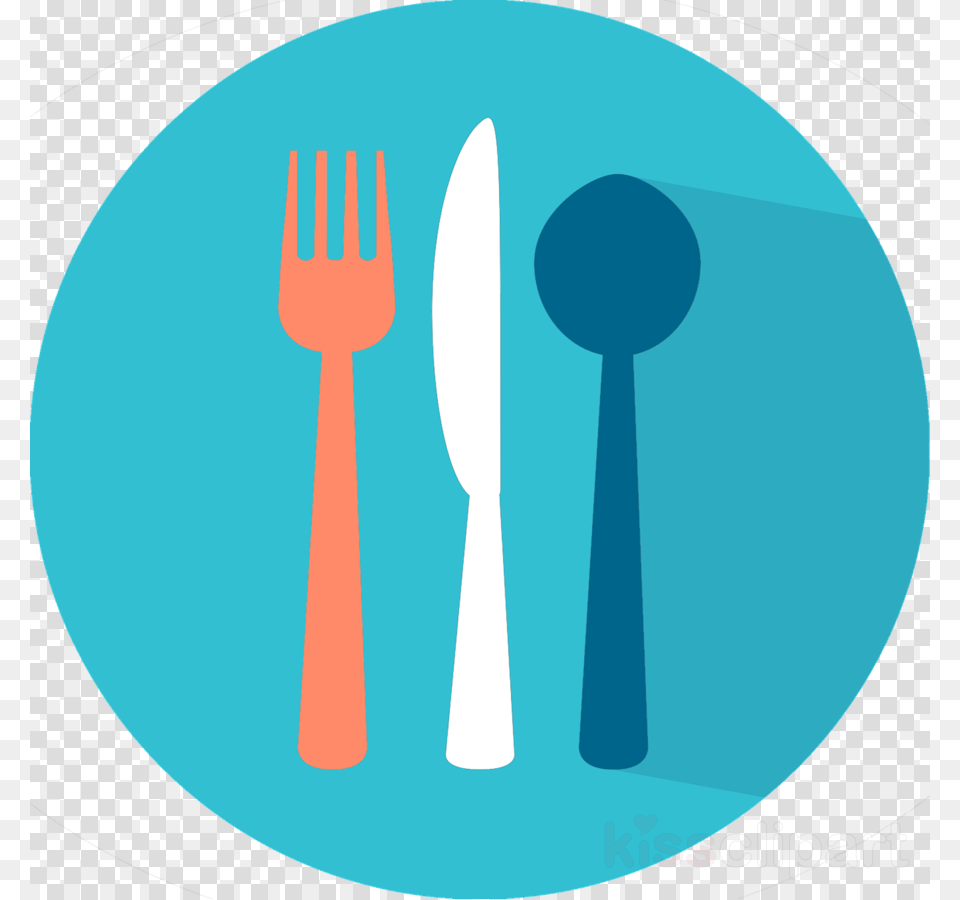 Circle Food Icon, Cutlery, Fork, Spoon Free Png