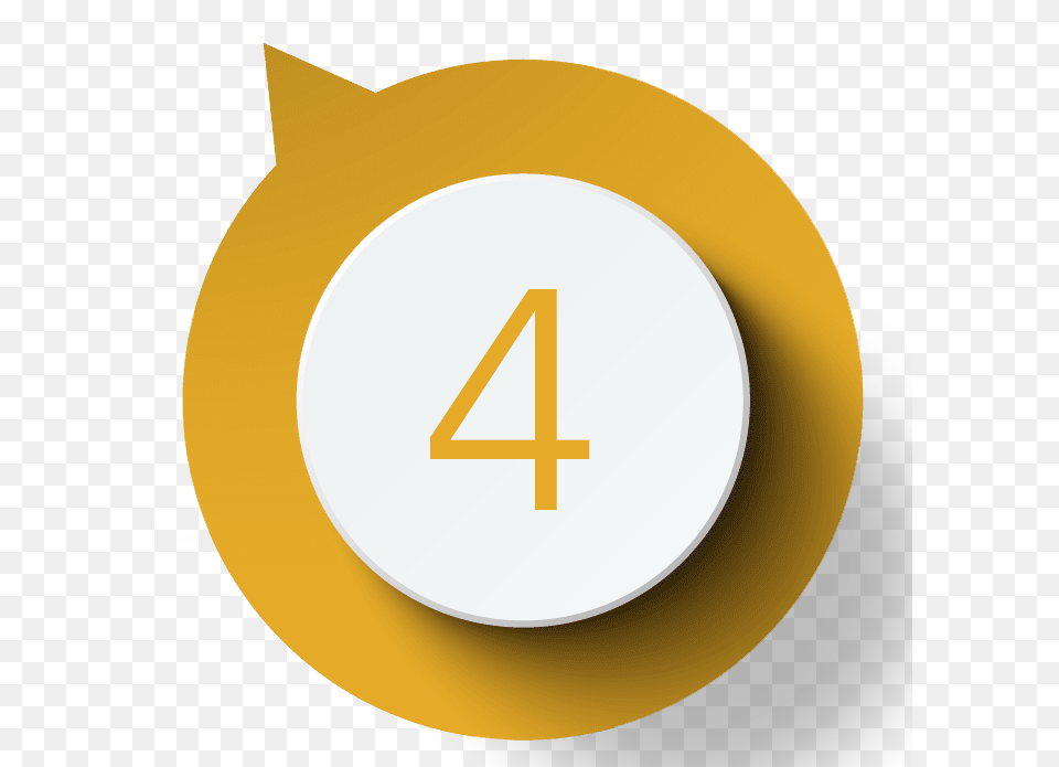 Circle Four Circle, Number, Symbol, Text, Gold Png Image
