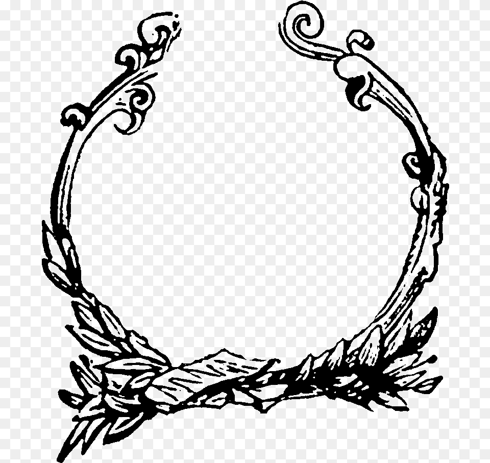 Circle Frame Design, Lighting, Silhouette Png Image