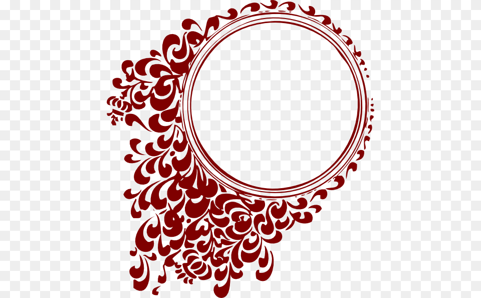 Circle Frame Hd, Oval, Art, Floral Design, Graphics Free Png Download