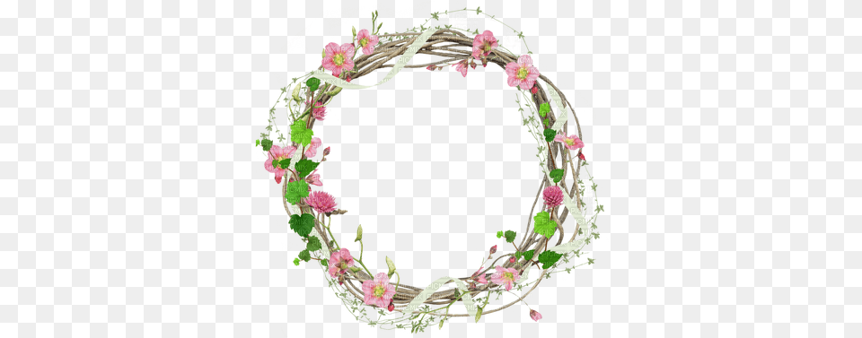 Circle Frame Spring Summer Flowers Flower Borders And Frames, Wreath, Pattern, Graphics, Floral Design Free Png