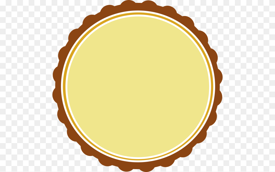 Circle Frame Svg Custard, Food, Oval Free Transparent Png