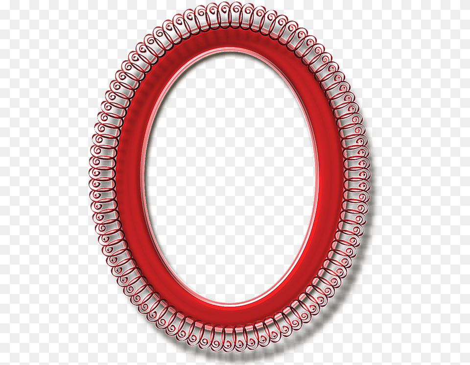 Circle Frame Transparent Clipart Oval Red Frame Free Png
