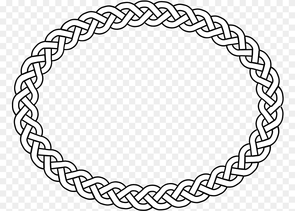 Circle Frame Vector Celtic Knot Border Oval, Accessories, Bracelet, Jewelry, Necklace Free Png