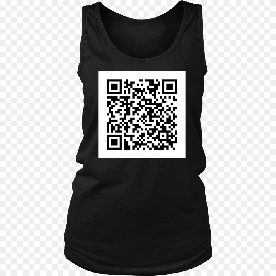 Circle Game Qr Code Funny Gotcha T Shirt Bald Eagle With Mullet Tank Top, Clothing, T-shirt, Tank Top, Qr Code Free Png Download