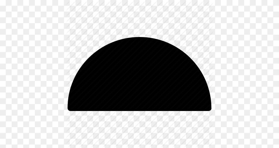 Circle Geometry Half Shapes Icon, Cap, Clothing, Hat, Swimwear Free Png