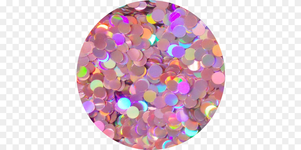 Circle Glitter Sequins Pink Aesthetic Aesthetic Pink Circle, Sphere, Paper, Pattern, Confetti Free Png Download