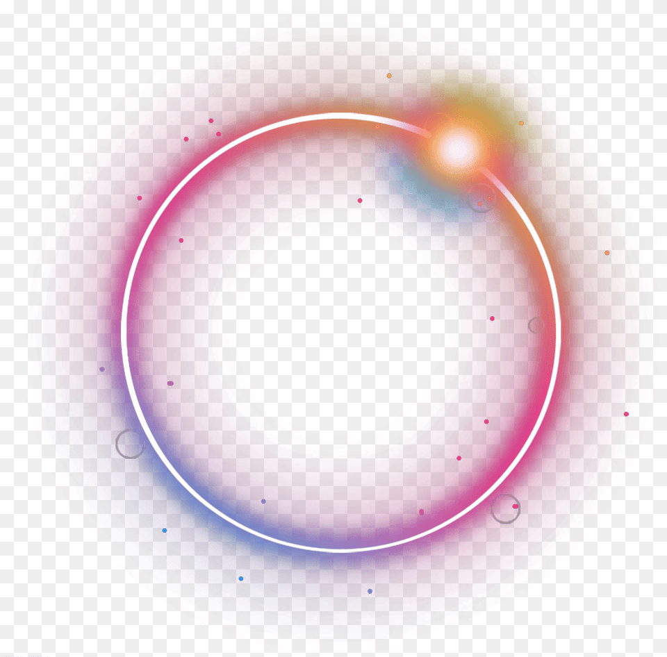 Circle Glow Lighteffect Ftestickers, Disk, Food, Sweets Free Transparent Png