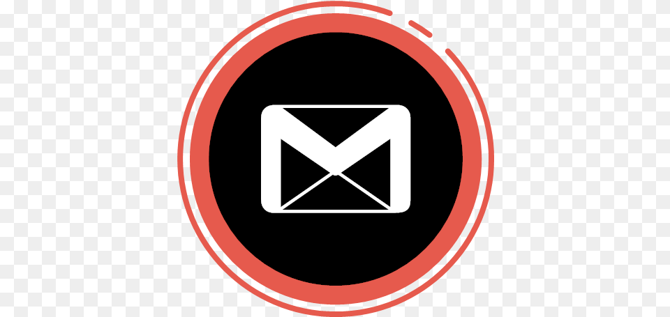 Circle Gmail Gradient Social Media Icon, Envelope, Mail Free Transparent Png