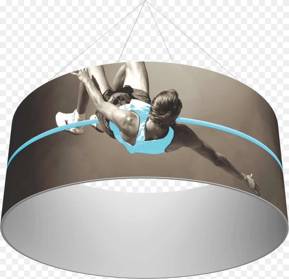 Circle Hanging Trade Show Banner Banner, Person, Clothing, Footwear, Shoe Png Image