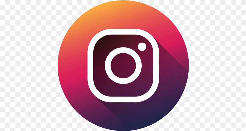 Circle High Quality Instagram Long Shadow Media Social High Resolution Instagram Logo Hd, Disk Png Image