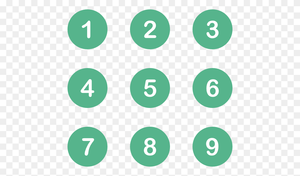 Circle Icons, Number, Symbol, Text, Disk Png