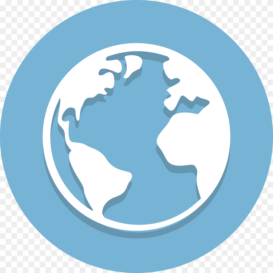 Circle Icons Globe Globe Icon In Circle, Astronomy, Outer Space, Planet, Person Png Image