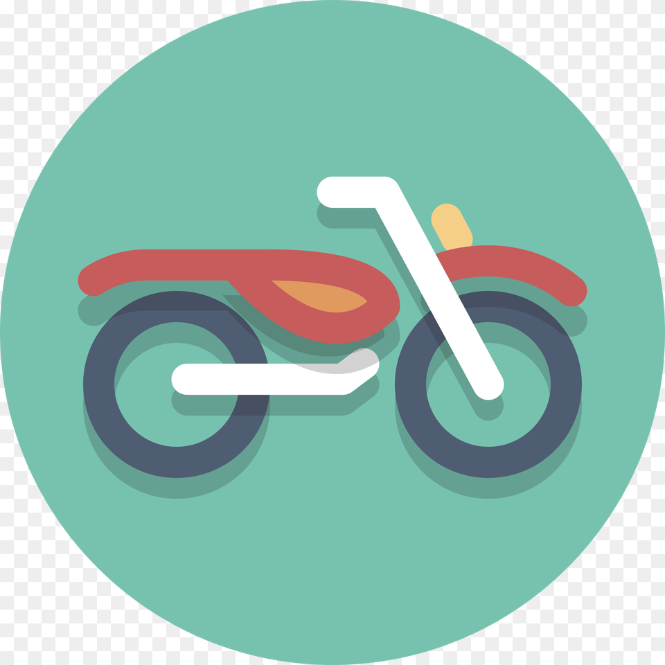 Circle Icons Motorcycle Motorcycle Icon Circle, Disk, Transportation, Vehicle Free Png Download