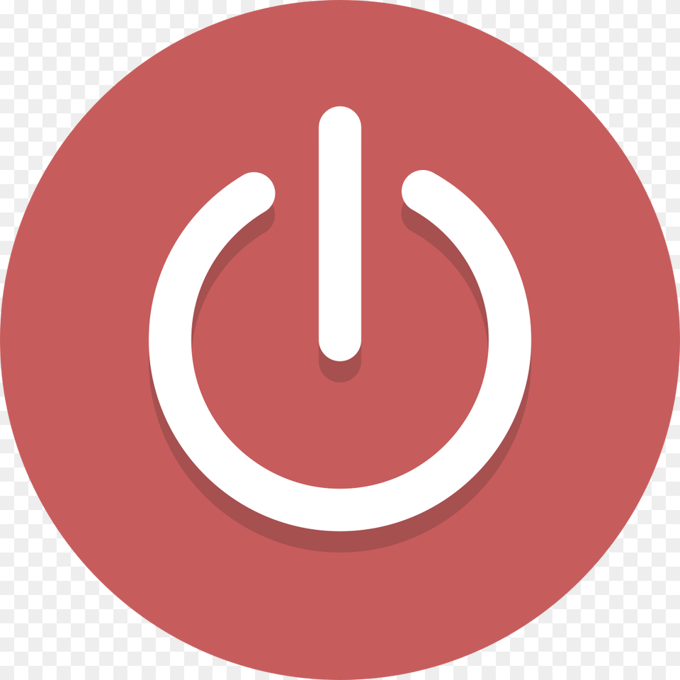 Circle Icons Power Quora Icon, Sign, Symbol, Disk, Road Sign Png Image