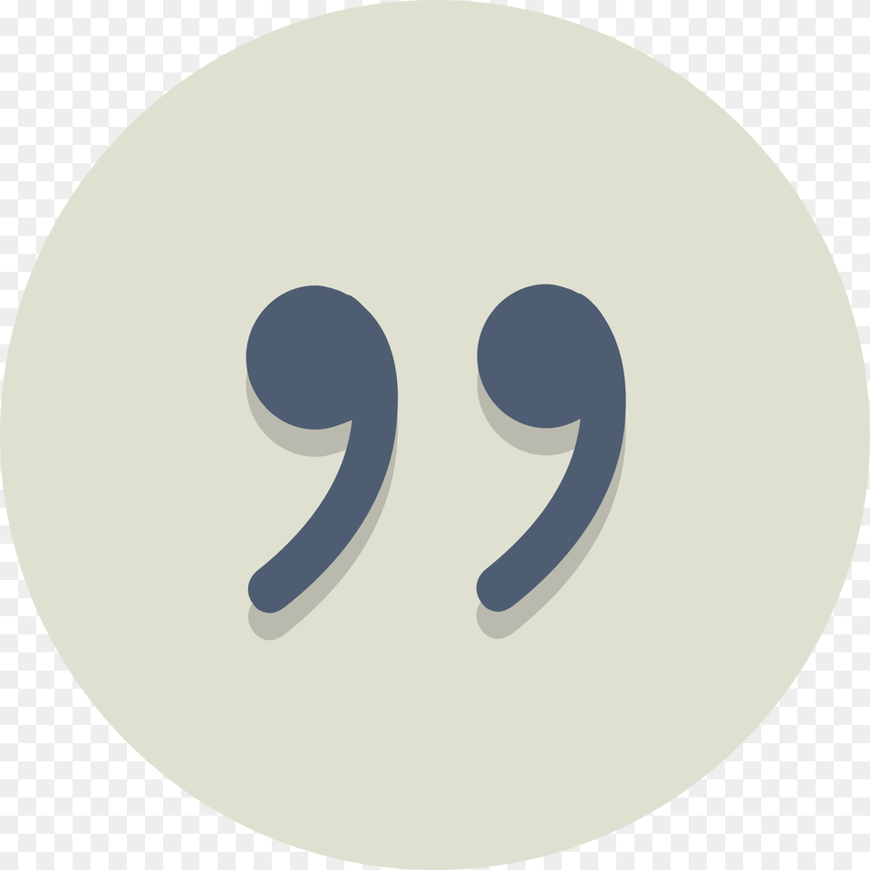 Circle Icons Quote Citation Icon In, Disk Free Transparent Png