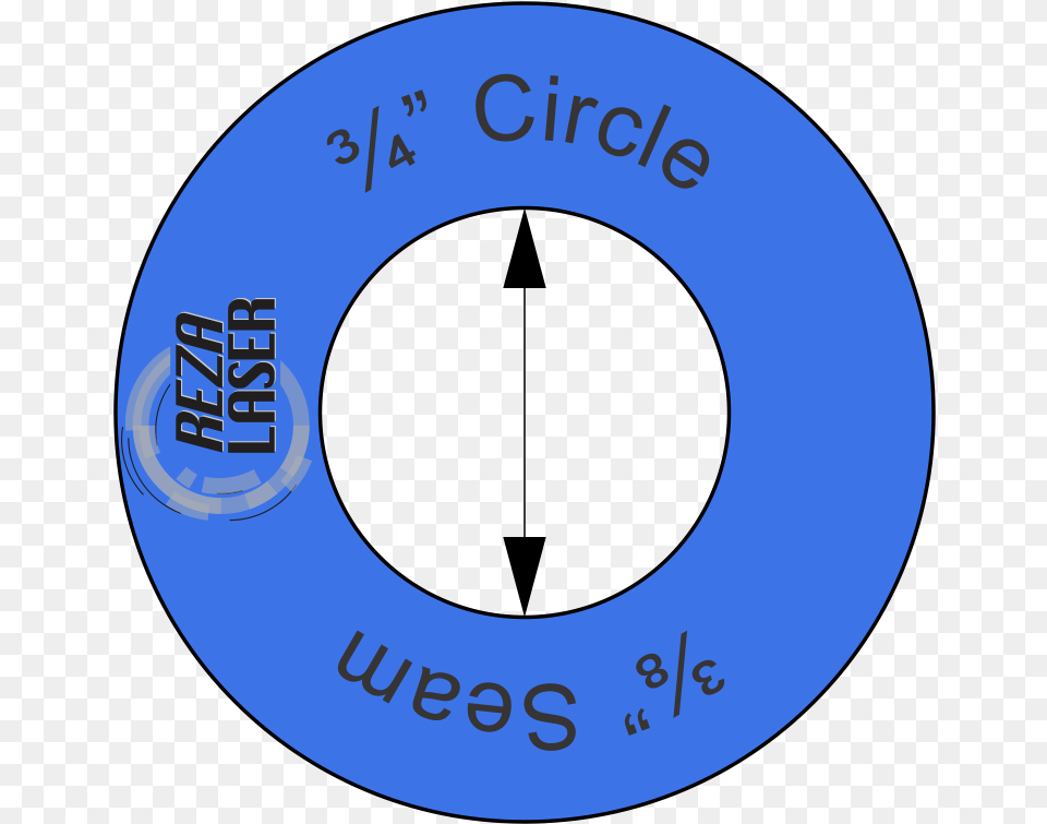 Circle Inch Acrylic Template I Spy With Seam Allowance Fairfax County, Disk, Text, Water Free Png Download