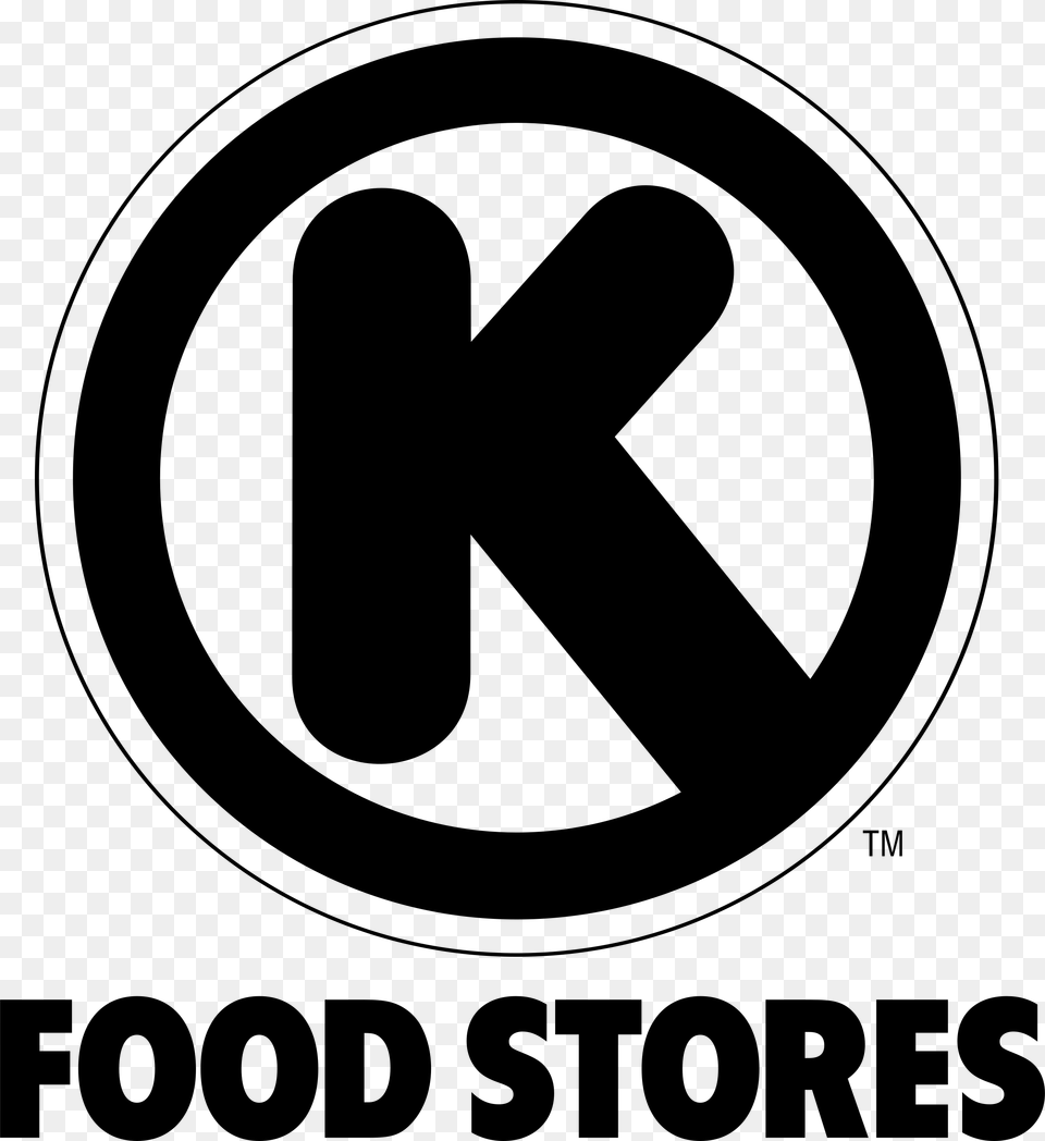 Circle K Food Stores Logo Transparent Vector Circle K Logo, Gray Png