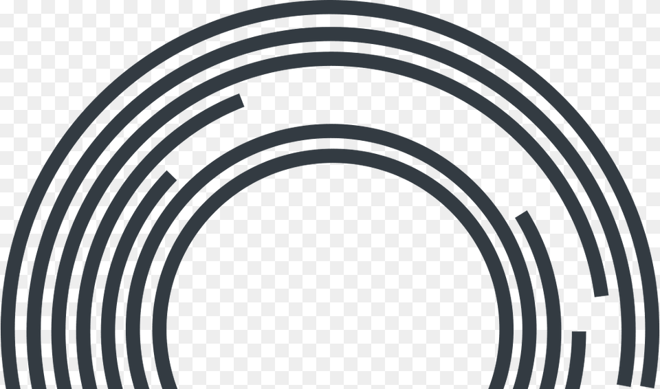 Circle Lines Half 7825e0a4 Half Circle Line, Green, Hoop, Spiral, Animal Free Transparent Png