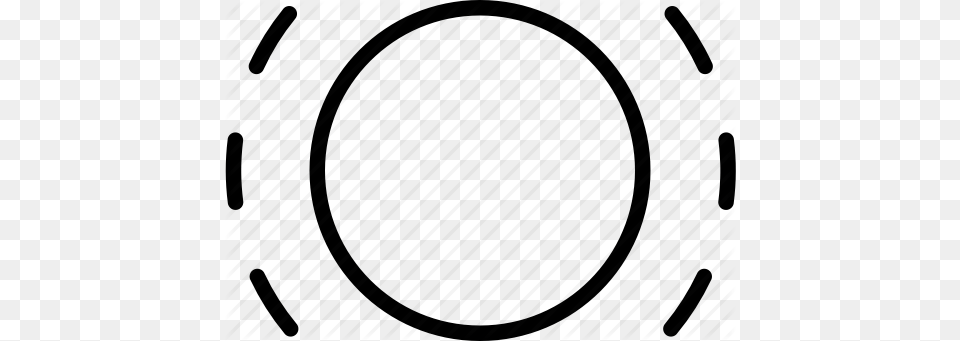 Circle Lines Motion Outer Selected Vibration Icon, Oval Free Transparent Png