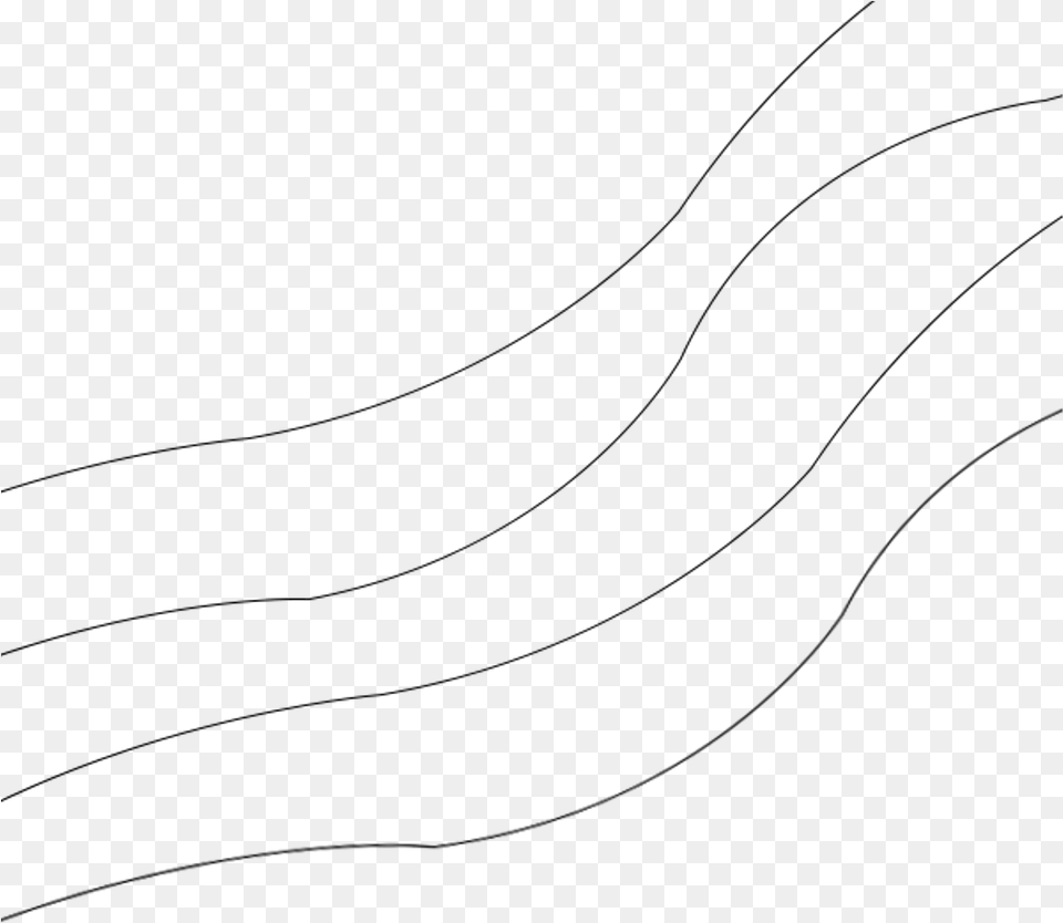 Circle Lines Outline Aesthetic Square Black White Black Line Art, Gray Png Image