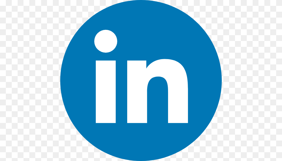 Circle Linkedin Logo Media Network Share Social Icon Linkedin Circle Logo, Sign, Symbol, Disk Free Transparent Png