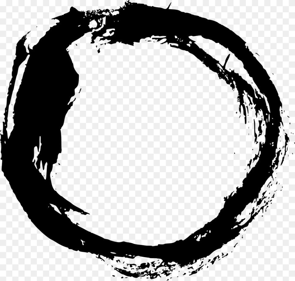 Circle Logo Design, Gray Png Image