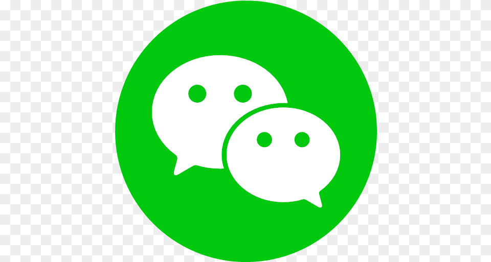 Circle Logo Media Network Social Wechat Green Free Png