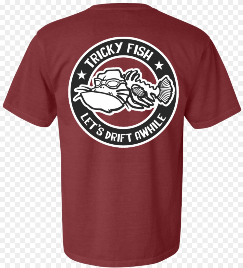 Circle Logo T Shirt U2014 Tricky Fish Dallas Texas, Clothing, T-shirt Png Image