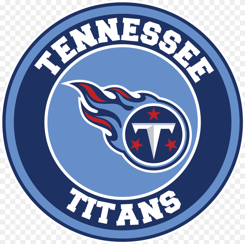 Circle Logo Vinyl Decal Sticker Tennessee Titans Logo, Emblem, Symbol, Disk Png