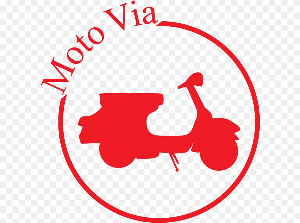 Circle Logos Moto White Rooster, Moped, Motor Scooter, Motorcycle, Transportation Free Png Download