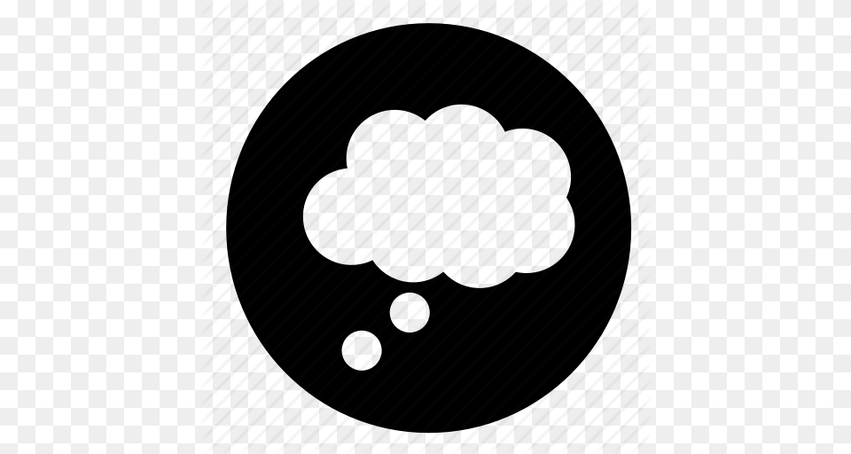 Circle Message Thinking Thought Bubble Ui Icon, Helmet, Machine, Spoke Free Png