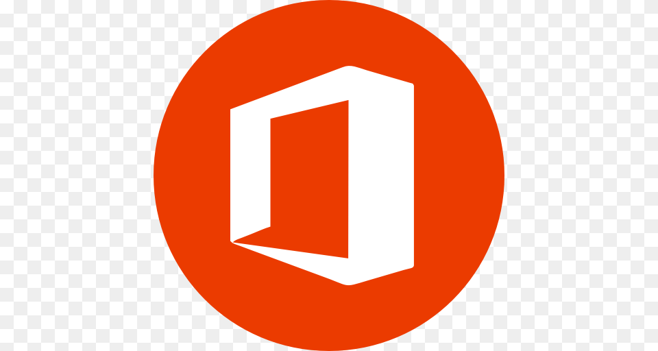 Circle Microsoft Microsoft Office Office Round Icon Icon, Electronics, Screen Free Png