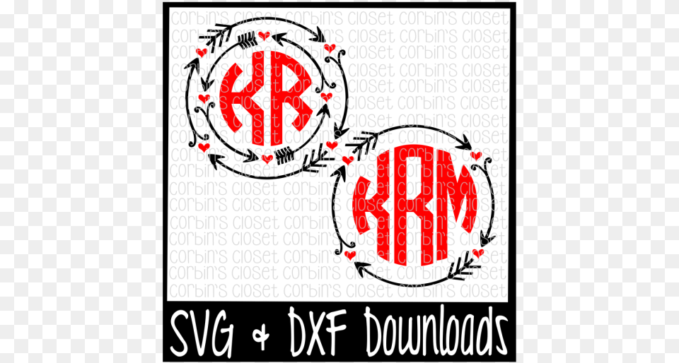 Circle Monogram Svg Valentine Monogram Svg Illustration, Text, Logo, Dynamite, Weapon Free Png