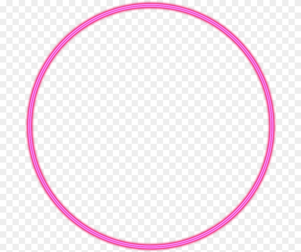 Circle Neon Krug Neon Halo Nimb 4asno4i Ftestickers Circle, Hoop, Oval Free Transparent Png