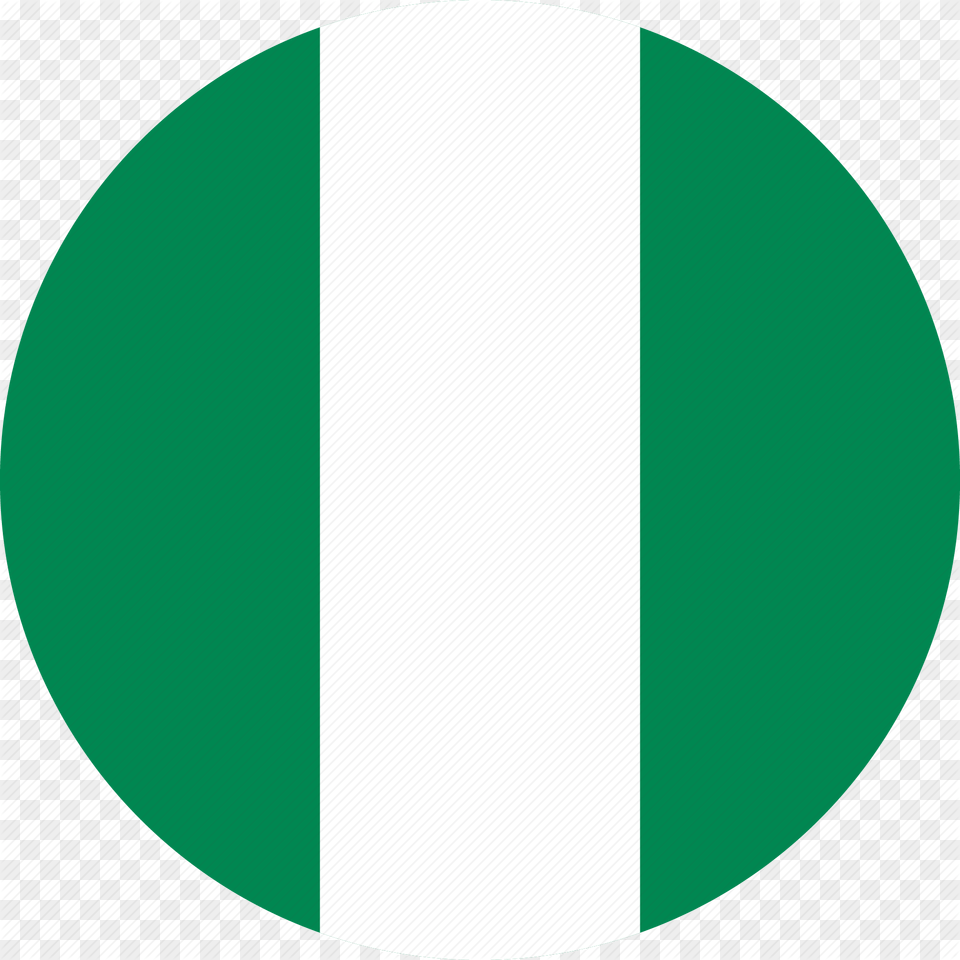 Circle Nigerian Flag Transparent Background, Logo, Disk Png