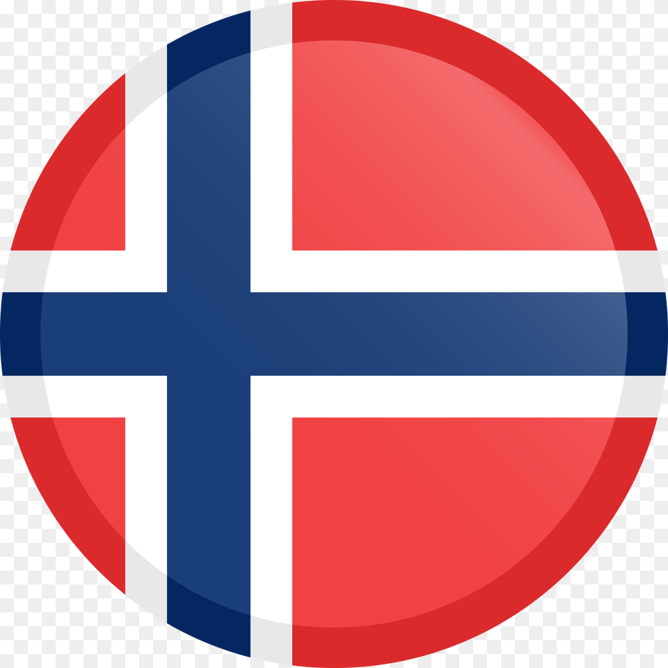 Circle Norway Flag Icon Png