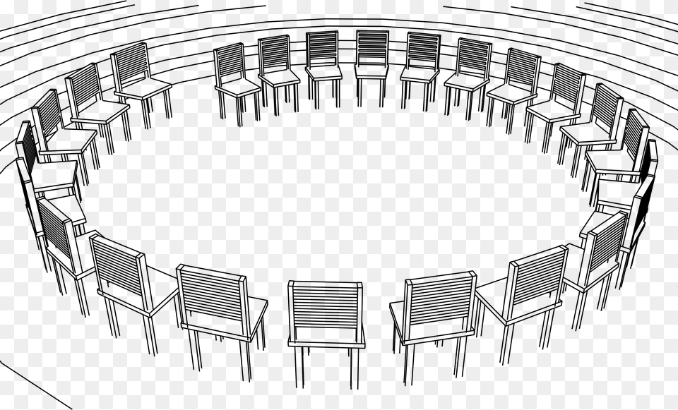 Circle Of Chairs With Background Podium Circle Of Chairs, Gray Free Transparent Png