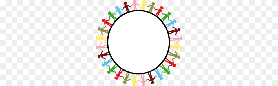 Circle Of Hands Art, Oval Png Image