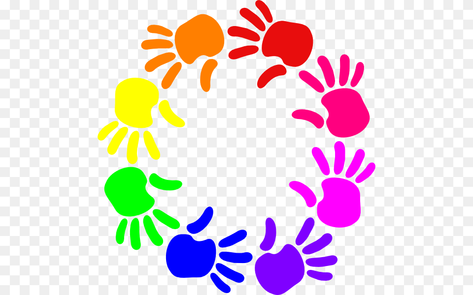 Circle Of Hands Clip Art, Graphics Png