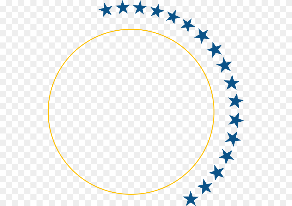 Circle Of Star Border, Sphere, Oval, Bow, Weapon Png