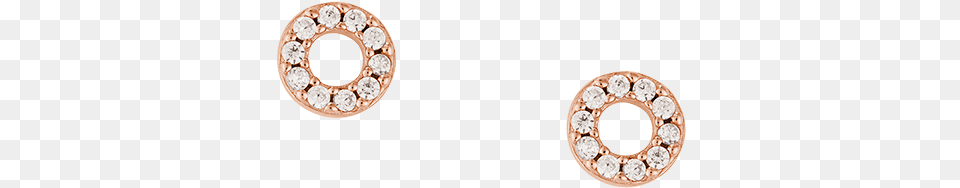 Circle Outline Crystal Stud Setclass, Accessories, Diamond, Earring, Gemstone Free Png