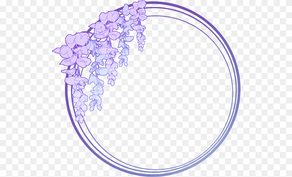 Circle Overlay Frame Tumblr Frame Flower Circle Art, Purple, Pattern, Accessories, Chandelier Png Image