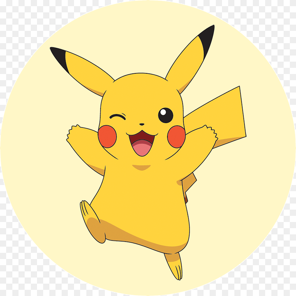 Circle Picture Of Pikachu, Animal, Mammal, Pig Png