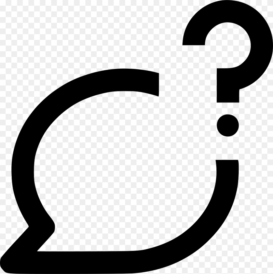 Circle Question Mark, Stencil Free Png