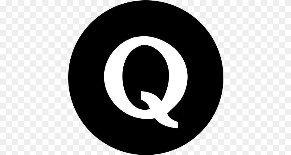 Circle Quora White Logo, Stencil, Symbol, Astronomy, Moon Free Transparent Png