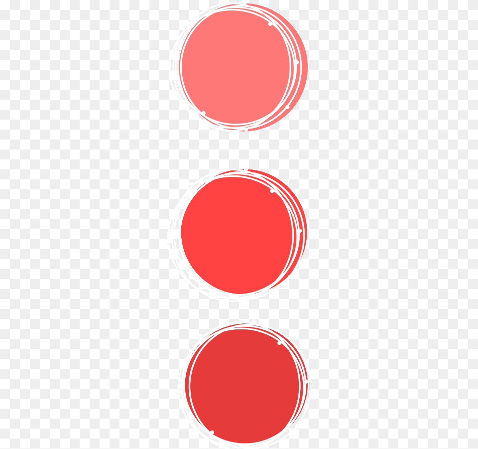 Circle Red Circles Pink Aesthetic Cute Circle, Oval Free Transparent Png